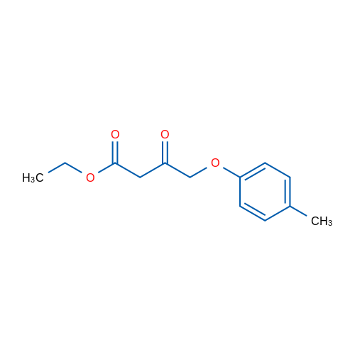 Ethyl 3-oxo-4-(p-tolyloxy)butanoate 1g