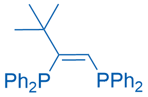 (Z)-(3,3-Dimethylbut-1-ene-1,2-diyl)bis(diphenylphosphane) 250mg