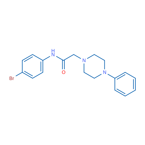 N-(4-Bromophenyl)-2-(4-phenylpiperazin-1-yl)acetamide 1g