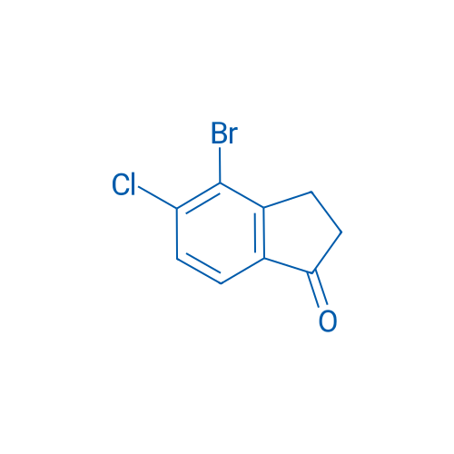4-Bromo-5-chloro-2,3-dihydro-1H-inden-1-one 250mg