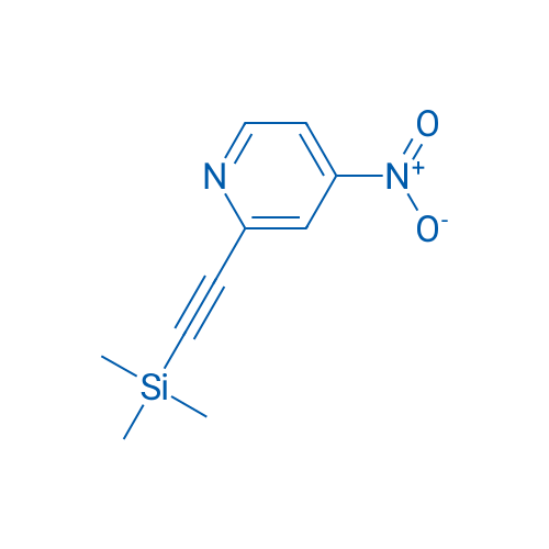 4-Nitro-2-((trimethylsilyl)ethynyl)pyridine 1g