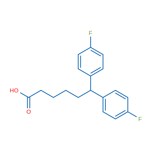 6,6-Bis(4-fluorophenyl)hexanoic acid 1g