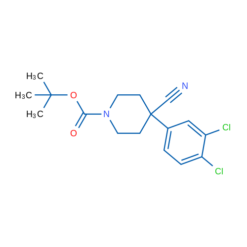 1-Boc-4-cyano-4-(3,4-dichlorophenyl)piperidine 1g