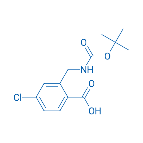 2-(((tert-Butoxycarbonyl)amino)methyl)-4-chlorobenzoic acid 1g