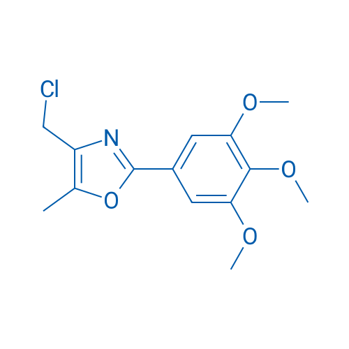 4-(Chloromethyl)-5-methyl-2-(3,4,5-trimethoxyphenyl)oxazole 1g