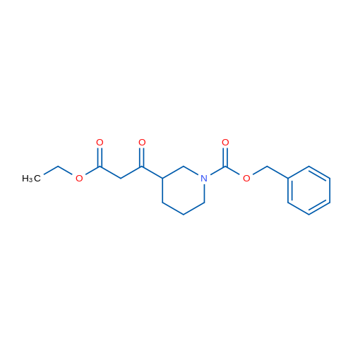Benzyl 3-(3-ethoxy-3-oxopropanoyl)piperidine-1-carboxylate 1g
