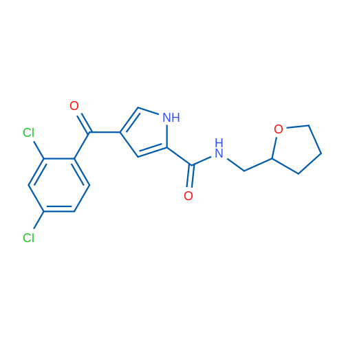 4-(2,4-Dichlorobenzoyl)-N-[(oxolan-2-yl)methyl]-1H-pyrrole-2-carboxamide 1g
