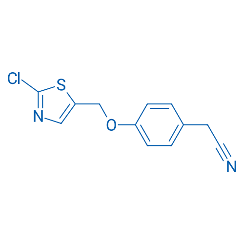 2-(4-((2-Chlorothiazol-5-yl)methoxy)phenyl)acetonitrile 250mg