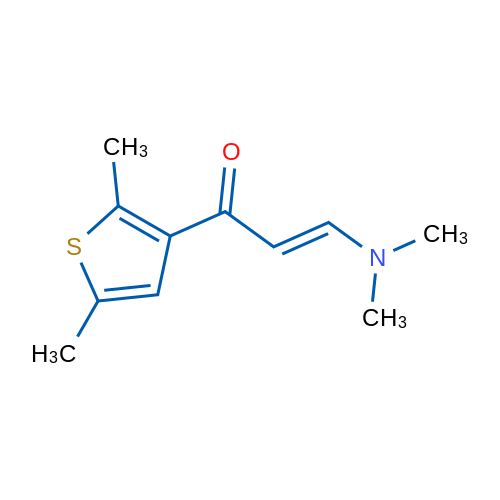 (2E)-3-(Dimethylamino)-1-(2,5-dimethylthiophen-3-yl)prop-2-en-1-one 1g