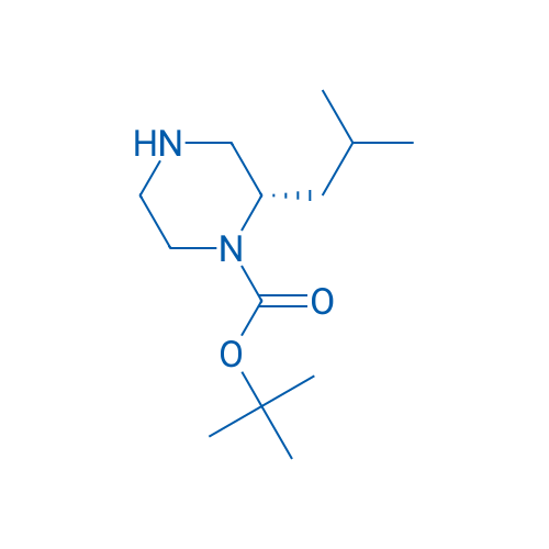 (S)-tert-Butyl 2-isobutylpiperazine-1-carboxylate 250mg