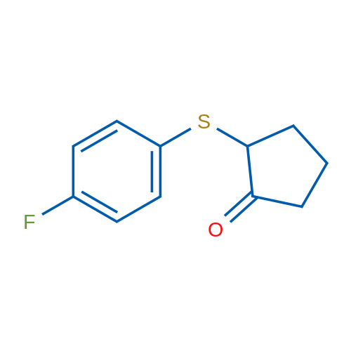 2-[(4-Fluorophenyl)sulfanyl]cyclopentan-1-one 1g