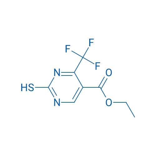 Ethyl 2-sulfanyl-4-(trifluoromethyl)pyrimidine-5-carboxylate 10g