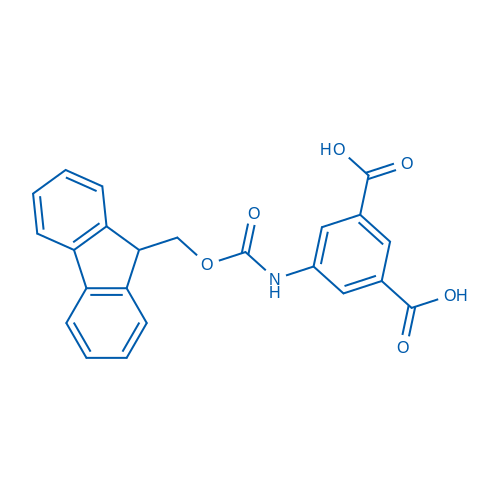 5-((((9H-Fluoren-9-yl)methoxy)carbonyl)amino)isophthalic acid 100mg