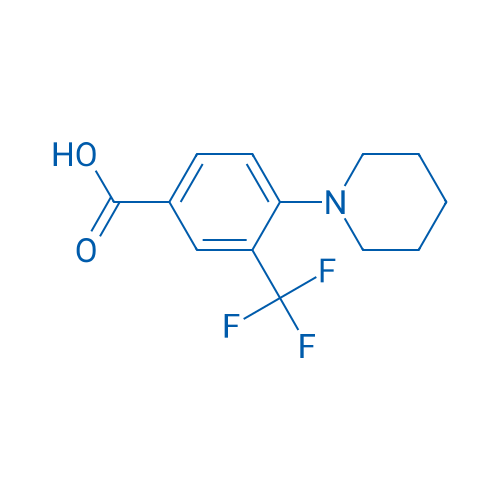 4-(Piperidin-1-yl)-3-(trifluoromethyl)benzoic acid 1g