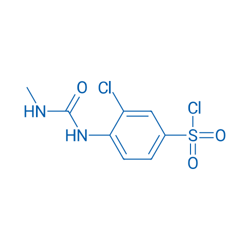 3-Chloro-4-(3-methylureido)benzene-1-sulfonyl chloride 1g