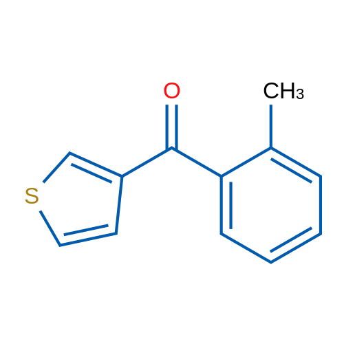 3-(2-Methylbenzoyl)thiophene 1g
