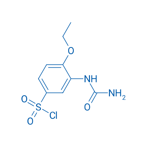 4-Ethoxy-3-ureidobenzene-1-sulfonyl chloride 1g