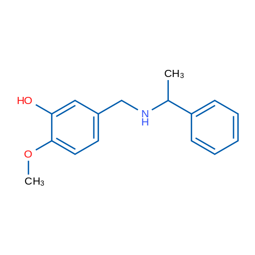 2-Methoxy-5-(((1-phenylethyl)amino)methyl)phenol 1g