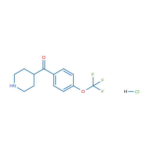4-(4-trifluoromethoxybenzoyl)-piperidine hydrochloride 1g