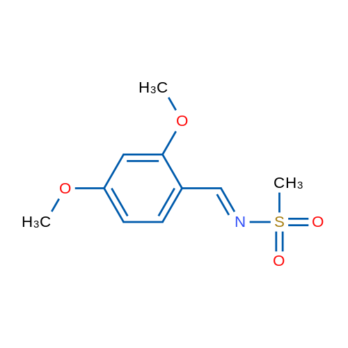 N-(2,4-Dimethoxybenzylidene)methanesulfonamide 1g