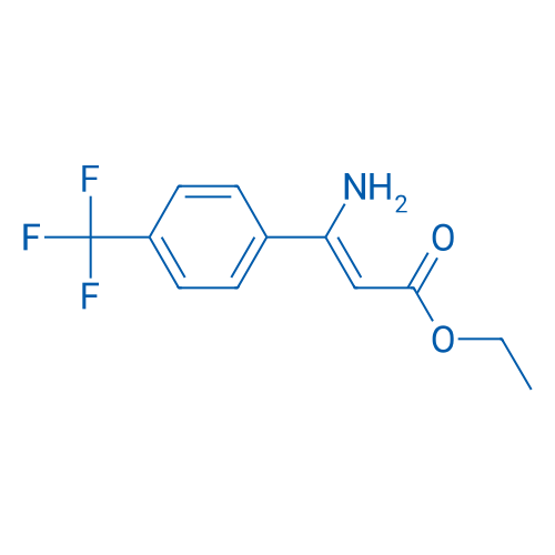 Ethyl 3-amino-3-(4-trifluoromethylphenyl)acrylate 1g