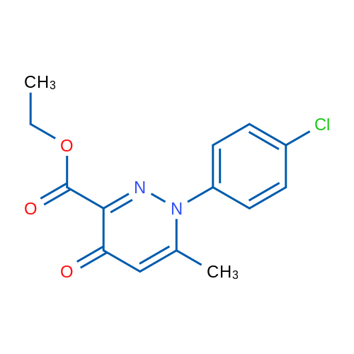 Ethyl 1-(4-chlorophenyl)-6-methyl-4-oxo-1,4-dihydropyridazine-3-carboxylate 10mg