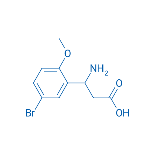 3-Amino-3-(5-bromo-2-methoxyphenyl)propanoic acid 250mg