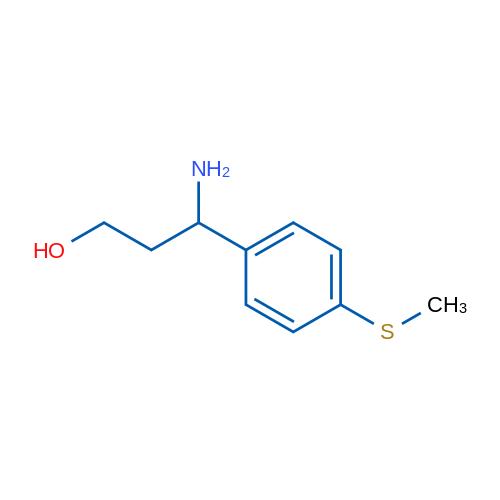 3-Amino-3-[4-(methylsulfanyl)phenyl]propan-1-ol 1g