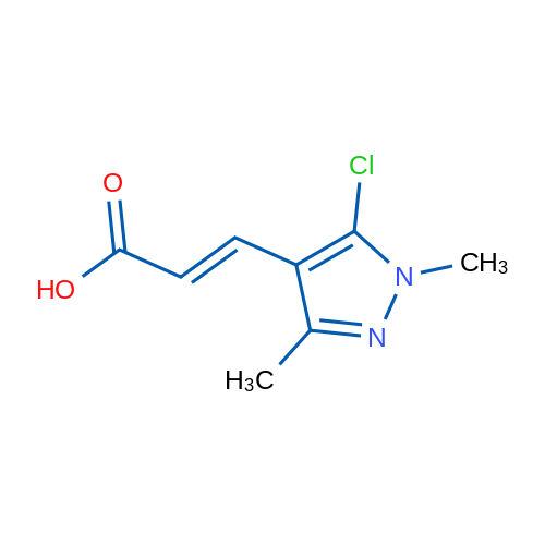 3-(5-Chloro-1,3-dimethyl-1H-pyrazol-4-yl)acrylic acid 1g