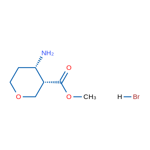 (3S,4S)-Methyl 4-aminotetrahydro-2H-pyran-3-carboxylate hydrobromide 250mg