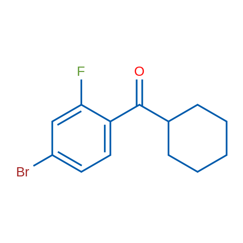 4-Bromo-2-fluorophenyl cyclohexyl ketone 1g