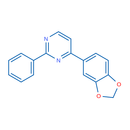 4-(2H-1,3-Benzodioxol-5-yl)-2-phenylpyrimidine 1g