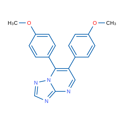 6,7-Bis(4-methoxyphenyl)-[1,2,4]triazolo[1,5-a]pyrimidine 1g