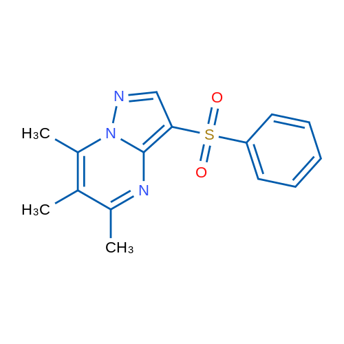 3-(Benzenesulfonyl)-5,6,7-trimethylpyrazolo[1,5-a]pyrimidine 1g