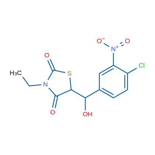 5-[(4-Chloro-3-nitrophenyl)(hydroxy)methyl]-3-ethyl-1,3-thiazolidine-2,4-dione 1g