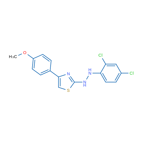 2-[2-(2,4-Dichlorophenyl)hydrazin-1-yl]-4-(4-methoxyphenyl)-1,3-thiazole 1g