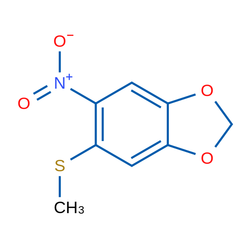 5-(Methylthio)-6-nitrobenzo[d][1,3]dioxole 1g