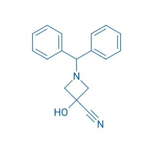 1-Benzhydryl-3-hydroxyazetidine-3-carbonitrile 250mg
