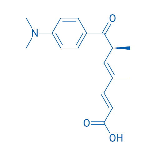 (S,2E,4E)-7-(4-(Dimethylamino)phenyl)-4,6-dimethyl-7-oxohepta-2,4-dienoic acid 100mg