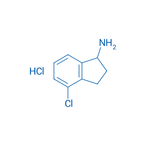 4-Chloro-2,3-dihydro-1H-inden-1-amine hydrochloride 250mg