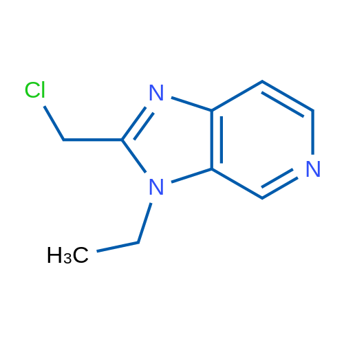 2-(Chloromethyl)-3-ethyl-3H-imidazo[4,5-c]pyridine 1g