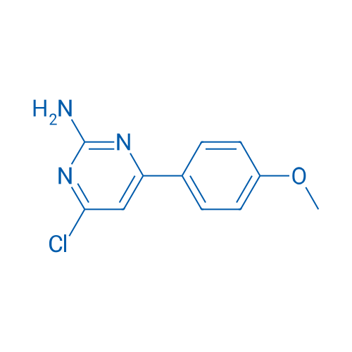 4-Chloro-6-(4-methoxyphenyl)pyrimidin-2-amine 250mg