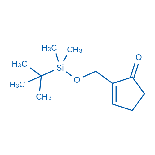 2-(((tert-Butyldimethylsilyl)oxy)methyl)cyclopent-2-enone 1g