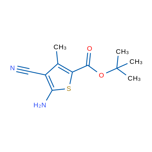 tert-Butyl 5-amino-4-cyano-3-methylthiophene-2-carboxylate 250mg