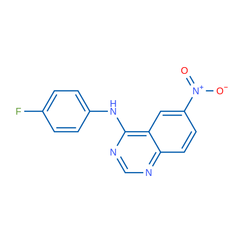 N-(4-Fluorophenyl)-6-nitroquinazolin-4-amine 1g