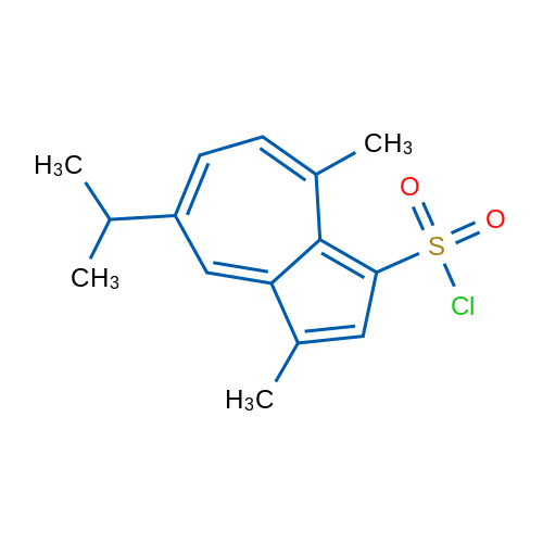 3,8-Dimethyl-5-(propan-2-yl)azulene-1-sulfonyl chloride 1g