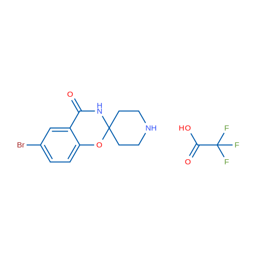 6-Bromospiro[benzo[e][1,3]oxazine-2,4'-piperidin]-4(3H)-one 2,2,2-trifluoroacetate 1g