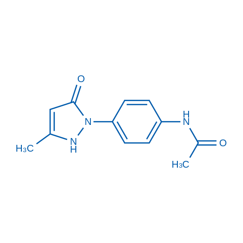 N-(4-(3-Methyl-5-oxo-2,5-dihydro-1H-pyrazol-1-yl)phenyl)acetamide 1g