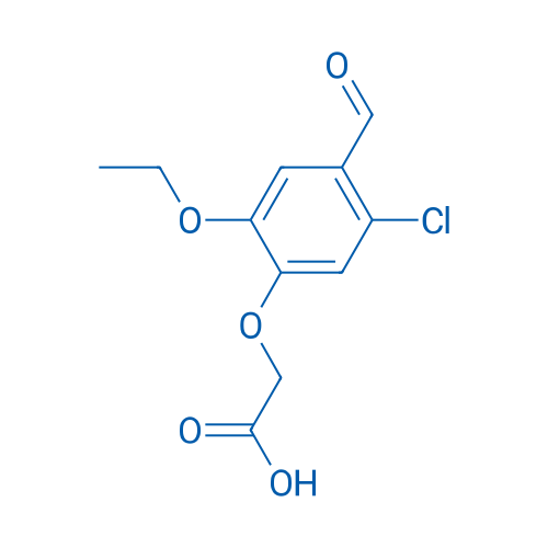 2-(5-Chloro-2-ethoxy-4-formylphenoxy)acetic acid 1g