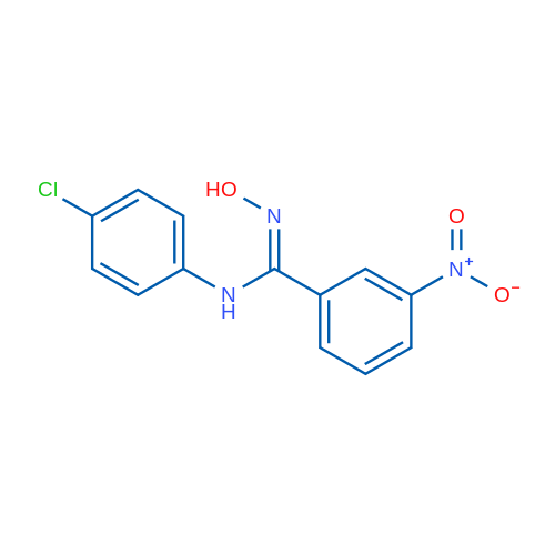 (Z)-N-(4-Chlorophenyl)-N'-hydroxy-3-nitrobenzene-1-carboximidamide 1g